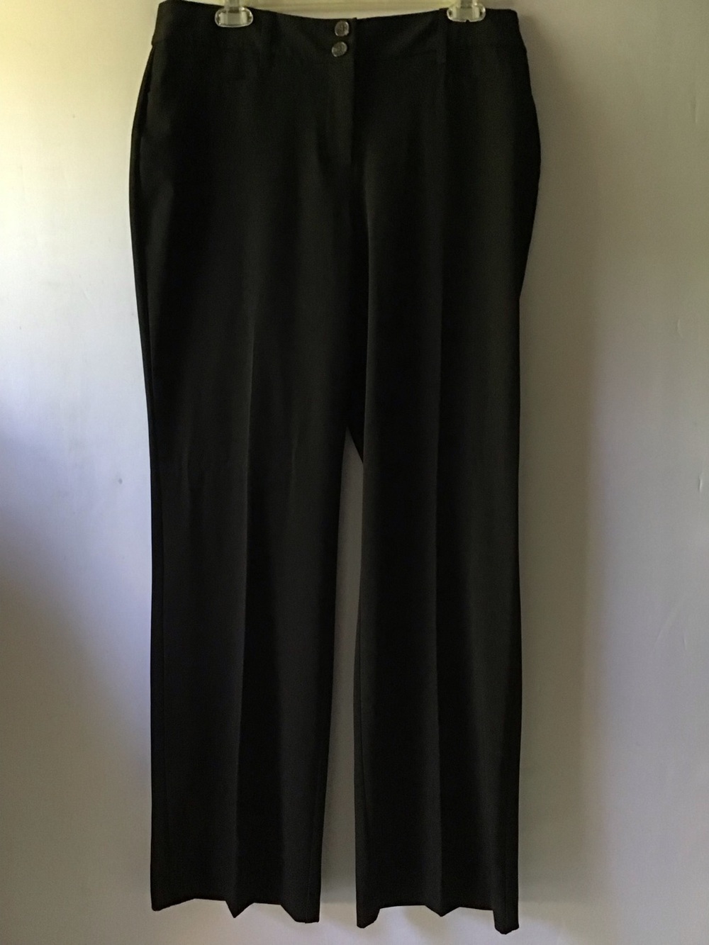 459 Alfani Black Straight-Leg Women's Dress Trousers